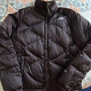 Women's Medium North Face Aconcagua down jacket- Brown